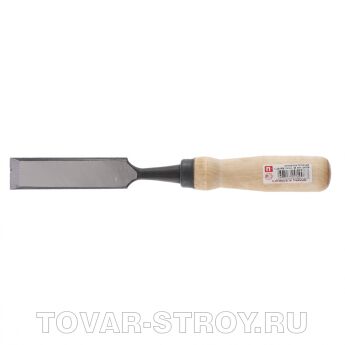 Стамеска, 25 мм, плоская, деревянная рукоятка (Арефино) Россия