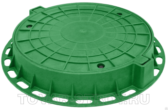 Люк пластиковый зеленый