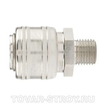 Муфта универсальная быстросъемная ("мама"), внешняя резьба 1/2", 1 шт. STELS