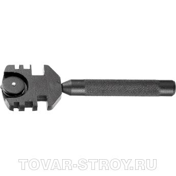 Стеклорез 3-роликовый, антикорроз. покрытие головки, металлическая рукоятка, ПРОФИ Россия