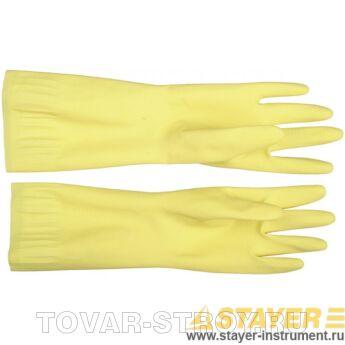 Перчатки STAYER 1120-L ЛАТЕКС резиновые, L