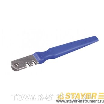 Стеклорез STAYER 3364 роликовый, 6 режущих элементов, с пластмассовой ручкой, ресурс 6х500 м