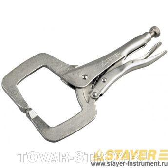 Зажим STAYER 22476 PROFI точечный ручной, 250x50 мм