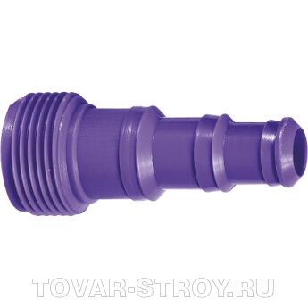 Адаптер пластмассовый, 3/4", внешняя резьба, переходное соединение PALISAD