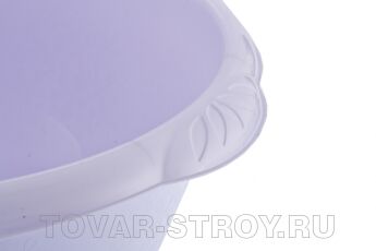 Таз пластмассовый круглый 16 л сиреневый Elfe Россия