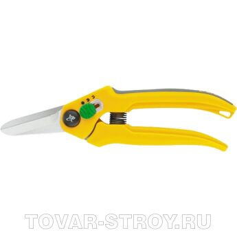 Секатор цветочный, 190 мм, двухкомпонентные пласт. рукоятки PALISAD LUXE