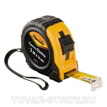 Рулетка Elastica, 7.5 м х 24 мм, обрезиненный корпус SPARTA