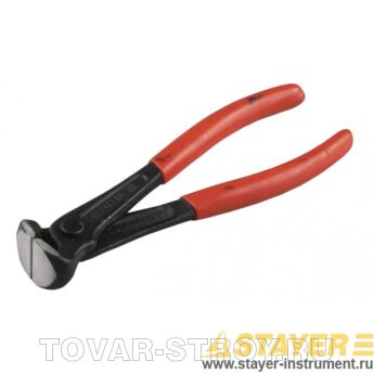 Кусачки торцовые STAYER 2223-18, ручки в ПВХ, 180 мм