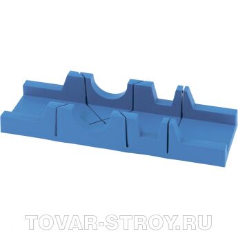 Стусло, 295 х 65 мм, пластиковое, 3 угла для запила СИБРТЕХ