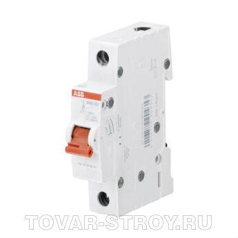 Рубильник ABB серия SHD (красный рычаг) 1П 201/50