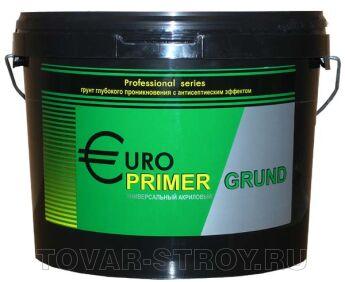 ГРУНТ "EUROPRIMER" ДЛЯ НАРУЖНЫХ И ВНУТРЕННИХ РАБОТ 10 л.