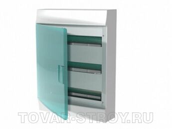 Бокс настенный ABB Mistral41 54М зеленая дверь без клеммного блока