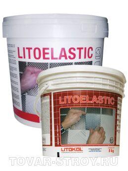 Клей эпоксидный двухкомпонентный LITOELASTIC A+В ведро 9,0 кг+ведро 1 кг
