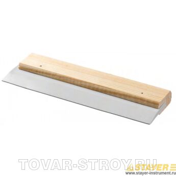 Шпатель резиновый STAYER 1018-25_z01 MASTER для затирки, белый, 250 мм