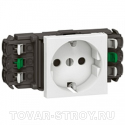 Розетка 2м 2К+3 н.ст.