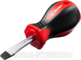Отвертка ЗУБР МАСТЕР CrV (25061-4.7-38) SL 4.7 х 38 мм "бочка"
