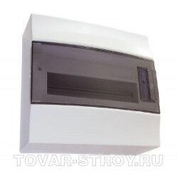 Бокс настенный ABB Mistral41 18М прозрачная дверь с клеммным блоком