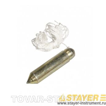 Отвес STAYER 0635-30 строительный со шнуром, 300 гр