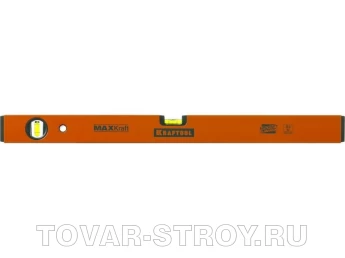 Уровень KRAFTOOL коробчатый усиленный, точность (0,5мм/м), 2 ампулы, 40 см KRAF-34577-040 400 мм
