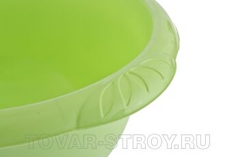 Таз пластмассовый круглый 9л зеленый ТМ Elfe Россия
