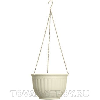Кашпо подвесное, 240 мм, пластмассовая корзина круглая PALISAD