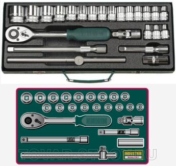  .  KRAFTOOL (1/2") , Cr-V, . , 18  (27892-18) 