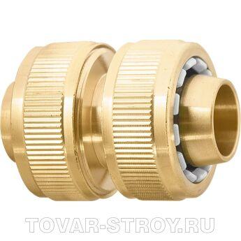 Муфта ремонтная для шланга, 3/4", латунная PALISAD