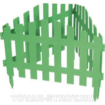 Забор декоративный "Марокко" 28 х 43 см., зеленый PALISAD Россия (7 секций, длина 3 метра)