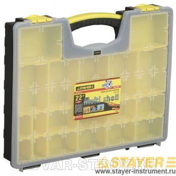 Ящик STAYER 2-38032 пластмассовый для инструмента, 16.5" - 420х330х50 мм