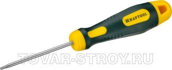 Отвертка KRAFTOOL "EXPERT" X-Drive 250077-8-060/звезда TORX HOLE 8х63мм