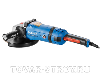 Болгарка ЗУБР ПРОФИ (УШМ-П230-2600 ПВСТ) 2600 Вт, 230 мм, 6000 об/мин, система анти-клин