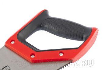 Ножовка по дереву, 450 мм., зуб 2D, каленый крупный зуб 3-4 TPI, двухкомпонентная рукоятка MATRIX MASTER