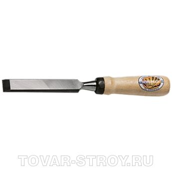 Стамеска, 32 мм, плоская, деревянная рукоятка (Арефино) Россия