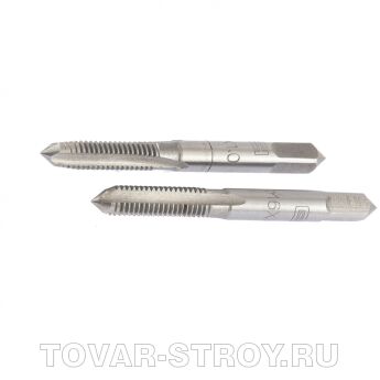 Метчик ручной М6 х 1,0 мм, комплект из 2 шт. СИБРТЕХ