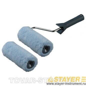 Валик STAYER 2-03005-18 ПОЛИЭСТЕР BLUE ПРОФИ ворс 18 мм, бюгель 8 мм, 48x180 мм