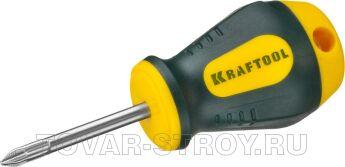 Отвертка KRAFTOOL "EXPERT" X-Drive 250072-1-038/крест, РН1х38мм "бочка"