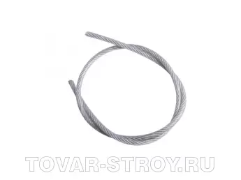 Трос в оплетке DIN 3055, с синтетической сердцевиной, 6(8)мм, 100м 