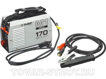 Сварочный инвертор ЗУБР (ЗАС-М1-170) 170 А, 220 В, ММА, IGBT, ПВ-30%, Hot start, Arc Force, Anti-Stick