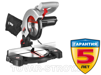 Пила торцовочная ЗУБР (ЗПТ-190-1100 Л) Ø 190х20 мм, 900 Вт, пропил 90°-60/100 мм; 45°-35/65 мм