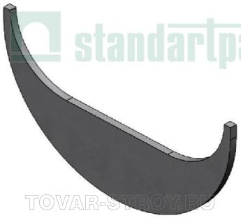 Переходник пластиковый между лотками разной высоты 80/120 мм (6850/1-2)