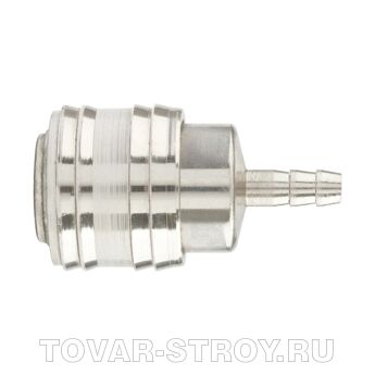 Муфта универсальная быстросъемная ("мама"), 1/4", со штуцером "елка" под шланг 6 мм, 2 шт. Stels