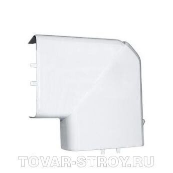 010786 - Угол плоский 90° - для односекционных кабель-каналов DLP 50х105 - белый