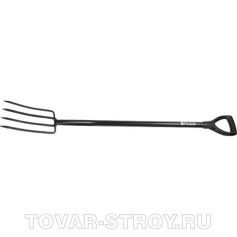 Вилы 4-х-рогие, 180 х 290 х 1200 мм. металлический черенок PALISAD
