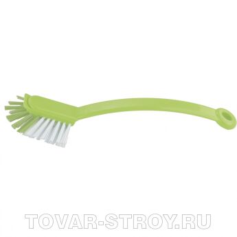 Щетка для посуды квадратная 240*65*21 мм , зеленая ELFE Light