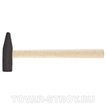 Молоток слесарный, 1000 г, квадратный боек, деревянная рукоятка РОССИЯ