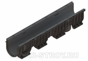Лоток водоотводный PolyMax Basic ЛВ-15.21.20-ПП 1000х210х200 мм (8240-М) класс нагрузки А15-С250