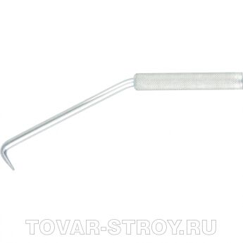 Крюк для вязки арматуры, 245 мм, оцинкованная рукоятка СИБРТЕХ