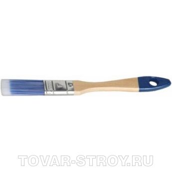 Плоская кисть STAYER AQUA-STANDARD 01032-025, искусственная щетина, деревянная ручка, 25мм