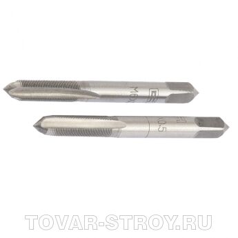 Метчик ручной М4 х 0,7 мм, комплект из 2 шт. СИБРТЕХ