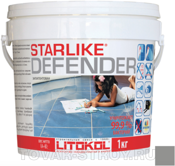 Starlike Defender. С.560 (Серый цемент) 1 кг